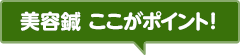 美容鍼 ここがポイント！